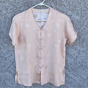 Silk hand made blouse